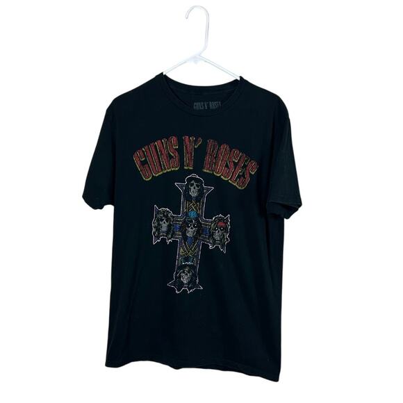 Guns N Roses Black Band Tee size L - Picture 1 of 8